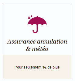 Assurance annulation & météo